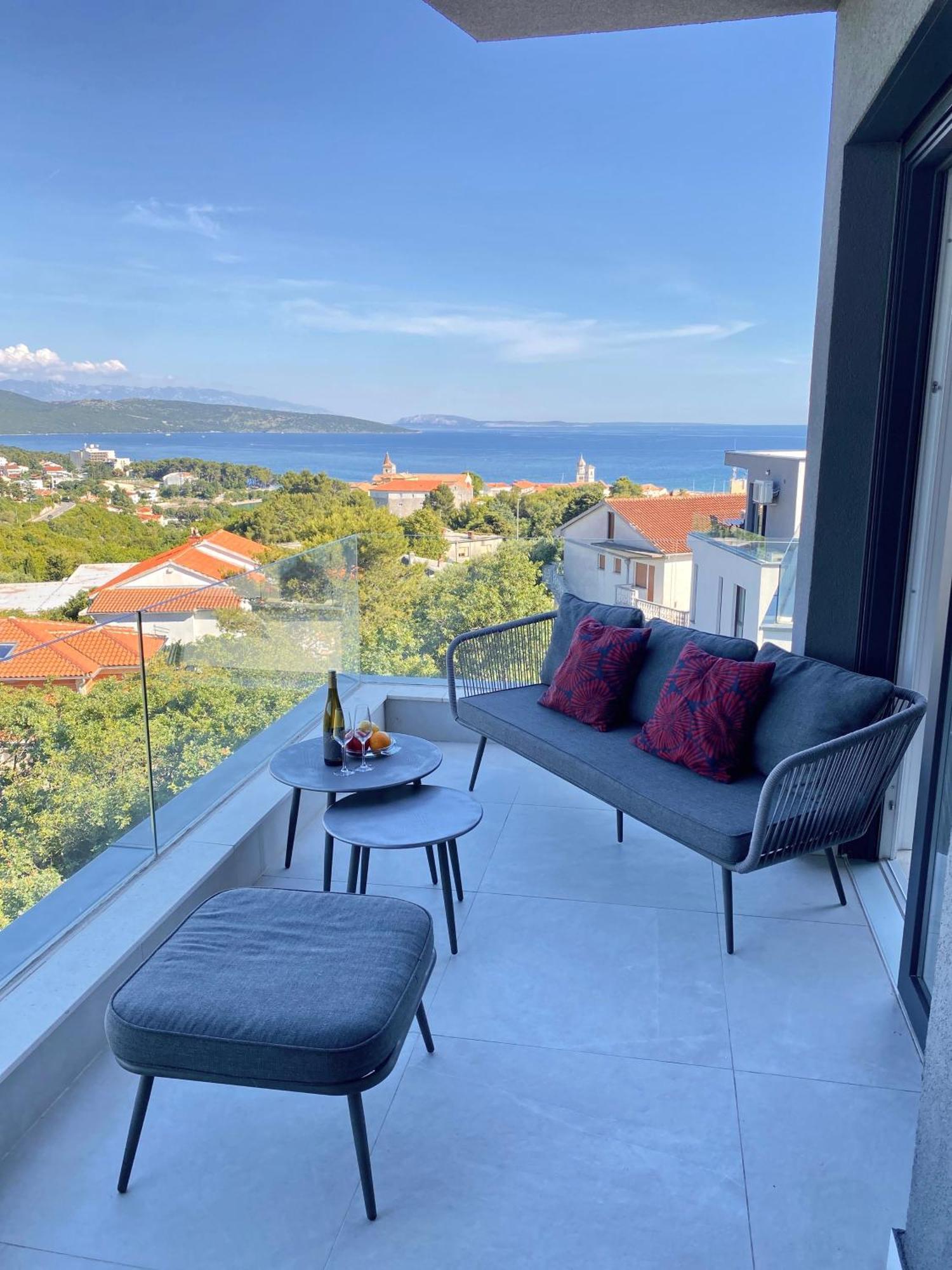 4Star Seaview Penthouse Krk Daire Krk Town Dış mekan fotoğraf